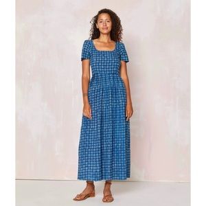 Christy Dawn Scarlet Dress in Indigo Daisy